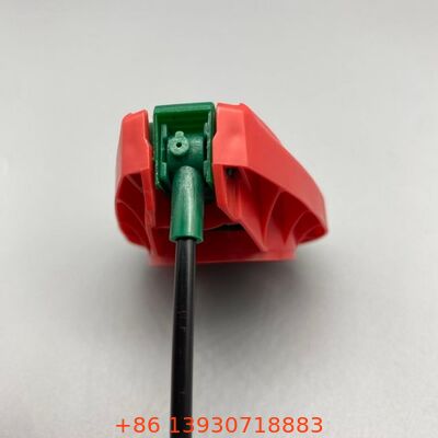 Actuateur de déclenchement pliable à aérosol haut de gamme avec mécanisme de verrouillage anti-fuite, tube d'extension intégré et buse de pulvérisation à double action