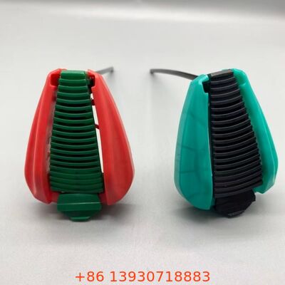 Actuateur de déclenchement pliable à haute performance avec mécanisme de verrouillage anti-fuite, tube d'extension intégré et buse à pulvérisation à double action pour les produits de soin des aérosols