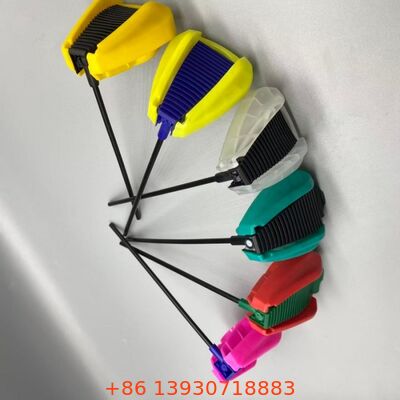 Actuateur de déclenchement pliable à haute performance avec mécanisme de verrouillage anti-fuite, tube d'extension intégré et buse à pulvérisation à double action pour les produits de soin des aérosols