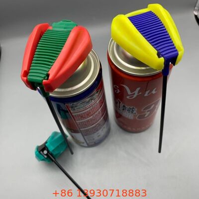 Actionneur de déclenchement pliable pour aérosol avec mécanisme de pliage résistant à la corrosion, verrouillage étanche et tube d'extension intégré