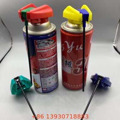 Actuateur de déclenchement pliable à aérosol de qualité supérieure avec mécanisme de verrouillage anti-fuite et tube d'extension intégré