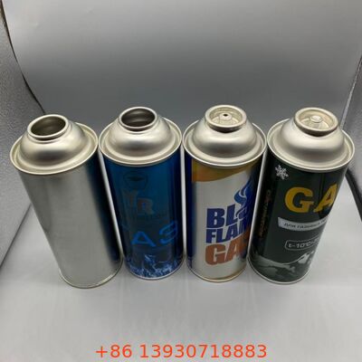 Le fer blanc vide d'aérosol de barre de la haute pression 18-21 de gaz de cassette peut 65mm 57mm