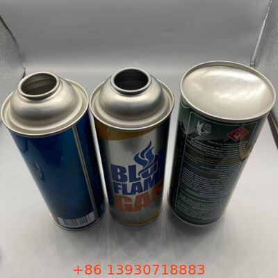 Boîte de gaz de butane rechargeable en tôle 65 mm pour une stabilité à long terme du stockage du carburant