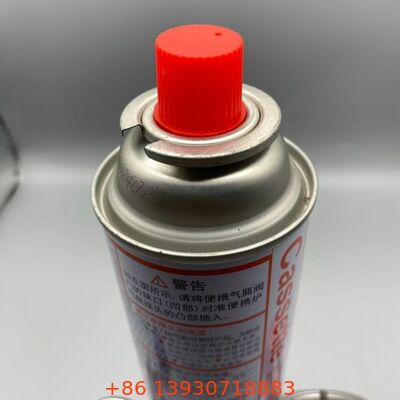 Valve à gaz de butane d'étain de 1 pouce à l'épreuve des fuites avec couvercle de protection pour les cartouches de gaz portables