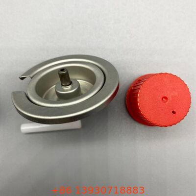Une vanne à gaz de butane d'étain d'un pouce avec une vanne aérosol anti-fuite pour poêles extérieurs