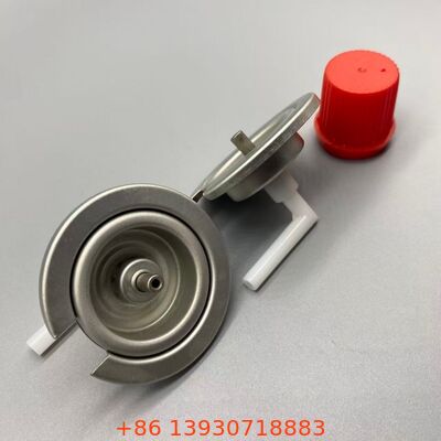 Une vanne à gaz de butane d'étain d'un pouce avec une vanne aérosol anti-fuite pour poêles extérieurs