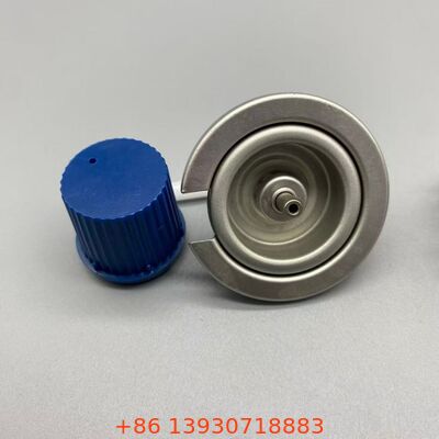 Une vanne à gaz de butane d'étain d'un pouce avec une vanne aérosol anti-fuite pour poêles extérieurs