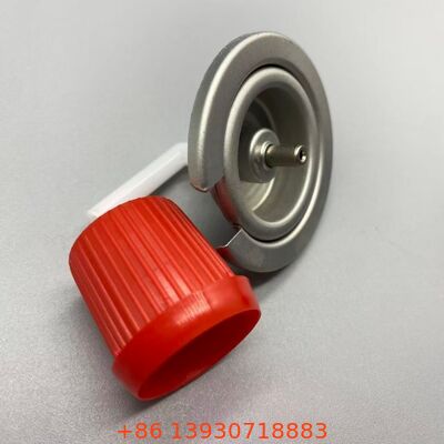 Valve à gaz de butane d'étain de 1 pouce à l'épreuve des fuites avec couvercle de protection pour les cartouches de gaz portables