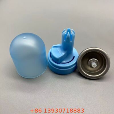 Valve aérosol en aluminium résistant à la corrosion à distribution inversée pour mousse à raser et mousse coiffante