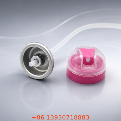 Valve aérosol à brouillard continu de 53 mm pour les systèmes de pulvérisation corporelle de déodorant sans parfum