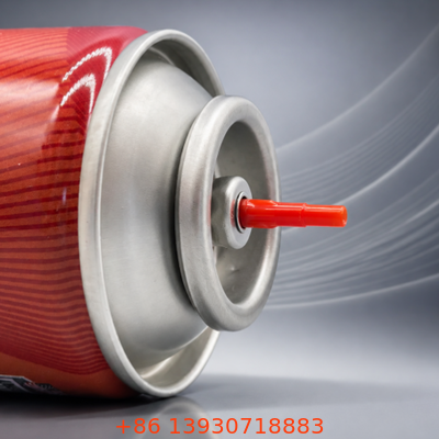 Valve de recharge de butane Precision One Inch avec tige en plastique rouge et joint Buna