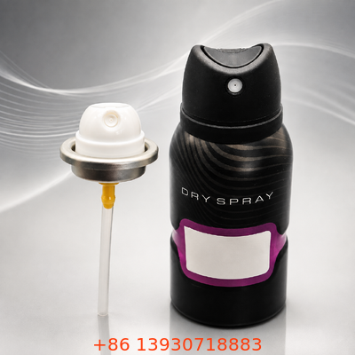 Valve pour spray corporel déodorant à séchage rapide, étanche et anti-obstruction avec distribution en aérosol