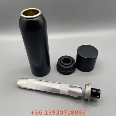 Sac de canette en aluminium sur valve pour emballage cosmétique corporel personnel quotidien et utilisation en spray continu