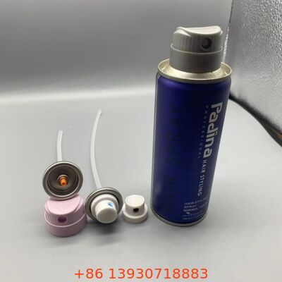 Vanne d'aérosol de spray lustrant pour cheveux de précision avec pulvérisation uniforme, acier inoxydable résistant à la corrosion et conception anti-colmatage