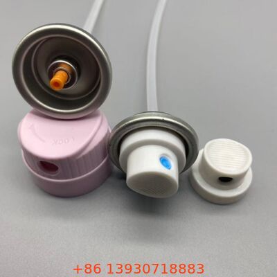 Vanne d'aérosol de spray lustrant pour cheveux de précision avec pulvérisation uniforme, acier inoxydable résistant à la corrosion et conception anti-colmatage