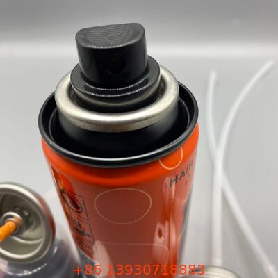 Vanne d'aérosol pour colle à cheveux avec brume de précision, construction résistante aux produits chimiques et joint étanche pour le coiffage professionnel