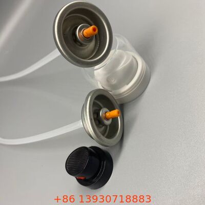 Valve de pulvérisation de shampooing sec en aérosol avec technologie de dispersion de poudre fine