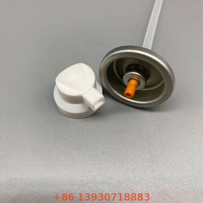 Valve de distribution de shampooing sec, soupape de pulvérisation d'aérosol pour les emballages de soins capillaires en poudre, soupape de distribution d'aérosol à brume fine pour l'application de la boîte de shampooing sec