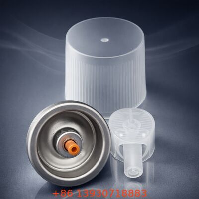 Valve à aérosol d'oxygène de 25,4 mm de haute pureté avec ingénierie de précision pour les canisters d'oxygène sous pression