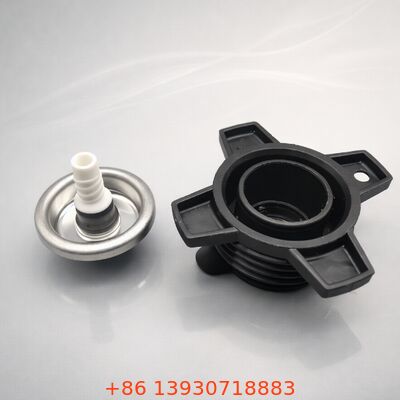 Valve en mousse PU d'un pouce avec tube plongeur allongé et construction en fer blanc pour la distribution de mousse sous pression