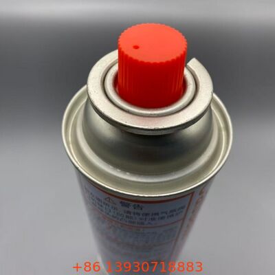 Valve aérosol de gaz butane étanche avec technologie à double joint et buse de précision pour poêles à cassette