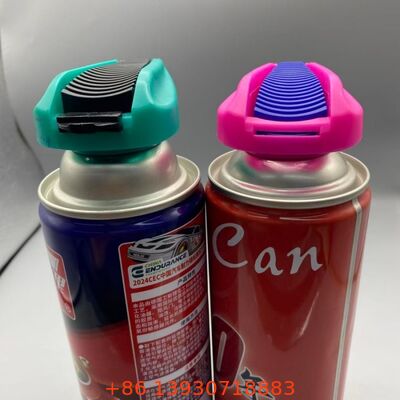 Actuateur de déclenchement pliable avec buse à pulvérisation à double action dotée d'un mécanisme de verrouillage anti-fuite et d'un tube d'extension intégré