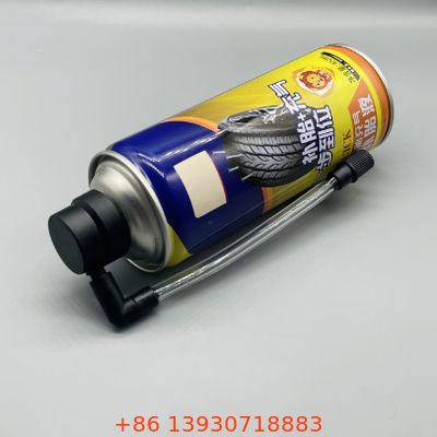 Valve de gonflage de pneu en aérosol d'un pouce avec construction en fer blanc et personnalisation OEM pour l'entretien automobile