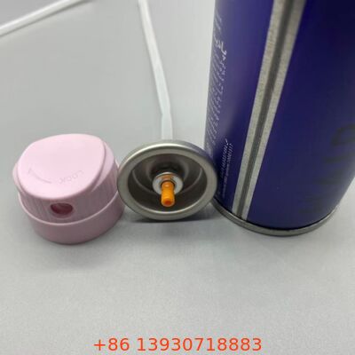 Valve de pulvérisation aérosol anti-colmatage à brume ultra-fine de haute précision pour brillance capillaire et coiffage professionnel