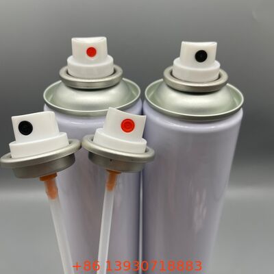 Valve aérosol mâle avec une forte performance d'étanchéité, surface peinte résistante aux UV et correspondance de couleur personnalisée