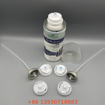Vanne d'aérosol déodorant de 25,4 mm avec actionneur de pulvérisation réglable et conception anti-colmatage