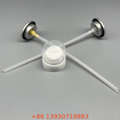 Valve d'aérosol à distribution de mousse contrôlée avec conception anti-fuite pour une application polyvalente de produits de toilettage