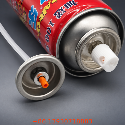 Ensemble de valve aérosol de 2,5 cm avec ruban de couleur personnalisée et actionneur de valve à ruban à montage direct